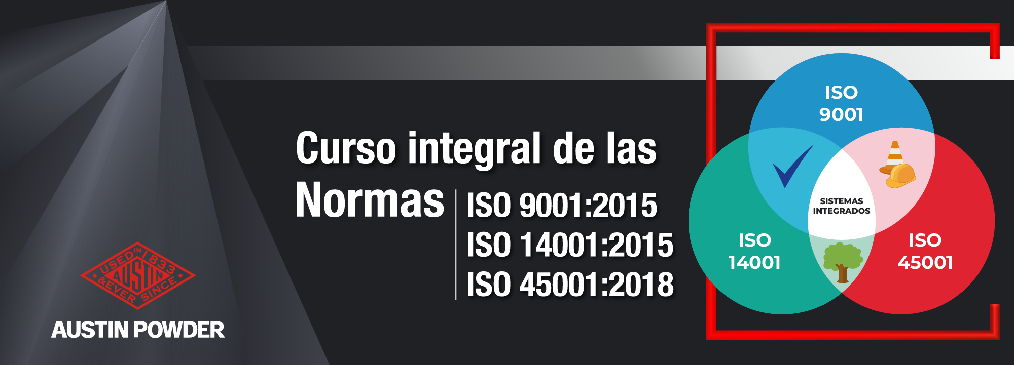 Curso integral de las Normas ISO 9001:2015, ISO 14001:2015 e ISO 45001:2018 APT-0003