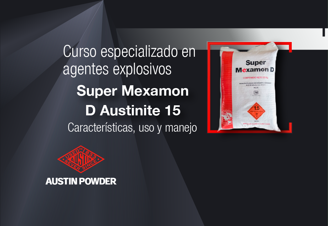 Curso especializado en agentes explosivos Super Mexamon D y Austinite 15: características, uso y manejo APT-0002